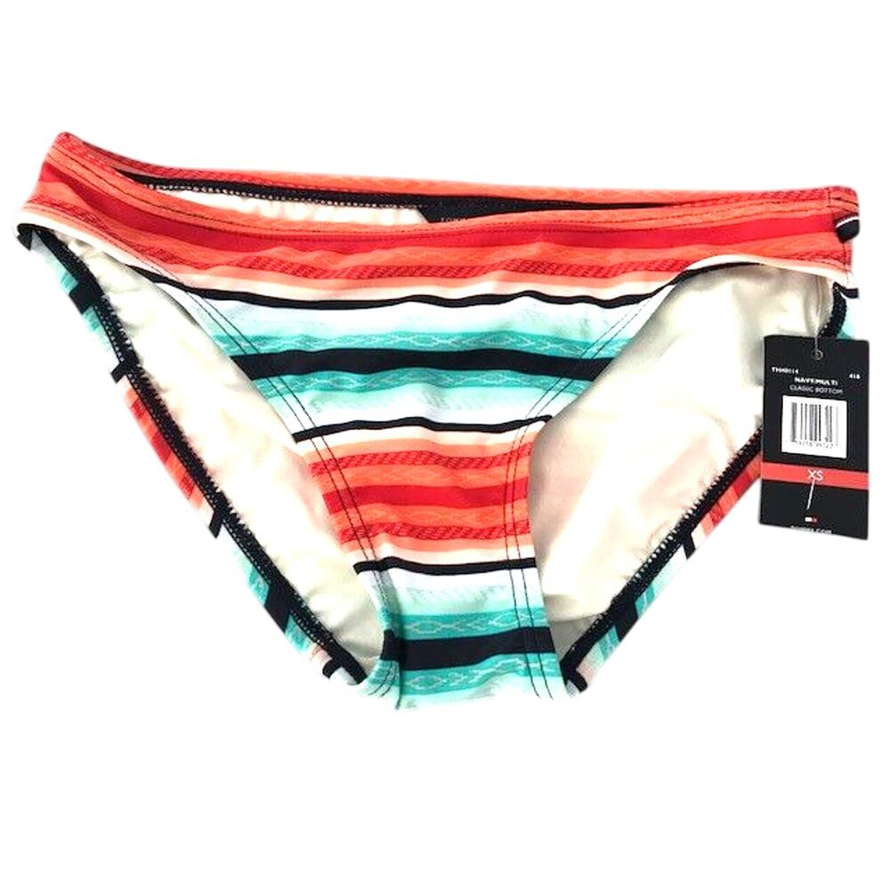 TOMMY HILFIGER Women's Multi-Color Patterned Bikini Bottoms